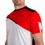 Camiseta Softee Chic Branco Vermelho Preto