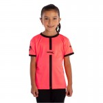 Camiseta Softee Tipex Coral Fluor Preto Junior