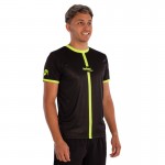 Camiseta Softee Tipex Preto Amarelo Fluor