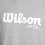 Wilson T-shirt Grafica Cinzento Branco