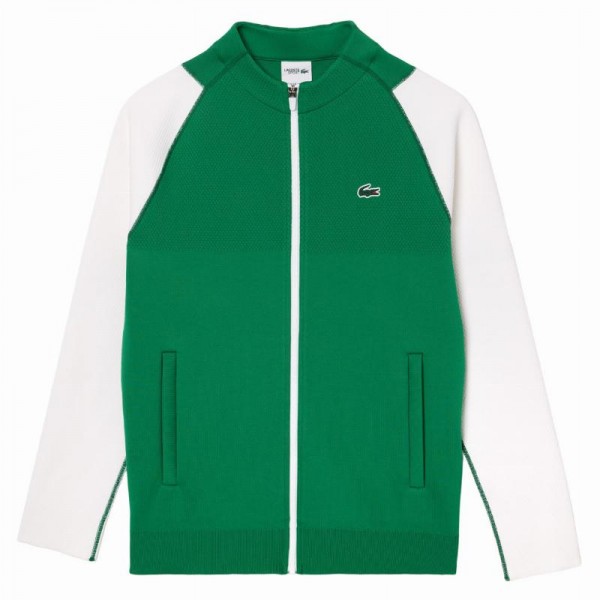 Casaco Lacoste Novak Djokovic Verde Branco