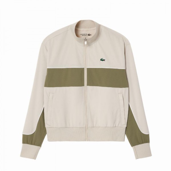 Casaco Lacoste Ultra Dry Cinzento Khaki Verde Mulher