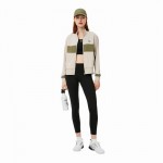 Casaco Lacoste Ultra Dry Cinzento Khaki Verde Mulher