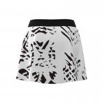 Falda Bidi Badu Melbourne Impresso Cut Out Blanco Negro