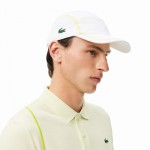 Bone Lacoste Color Block Branco