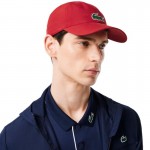 Lacoste Djokovic Sport Microfiber Cap Borgonha