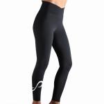 Leggings Endless Cross Pocket Preto Branco