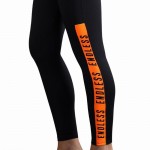 Leggings Endless Syncro Preto Laranja