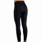 Leggings Endless Syncro Preto Petroleo