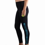 Leggings Endless Syncro Preto Petroleo