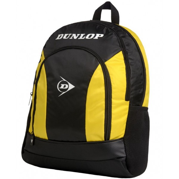 Mochila preta amarela do Dunlop Club - Oferta Barato Outlet