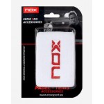 Nox White Red Logo Munequeras 2 Unidades - Oferta Barato Outlet