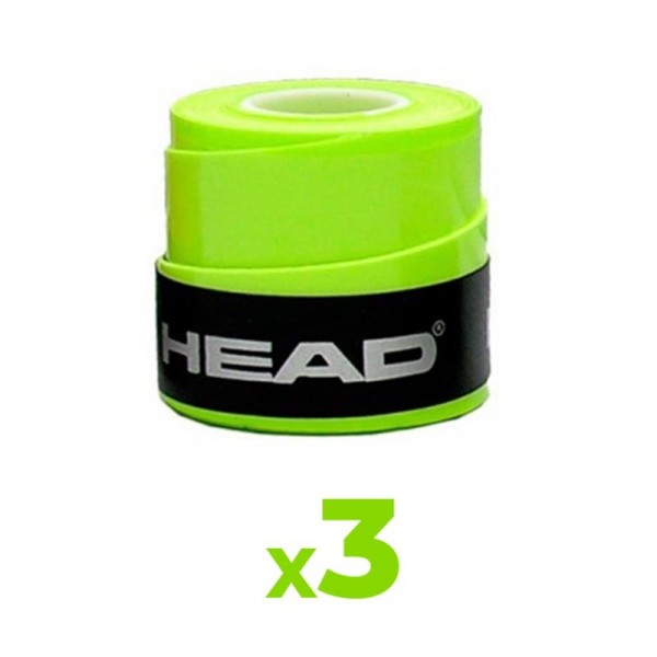 Overgrip Head Xtreme Soft Yellow 3 Unidades - Oferta Barato Outlet