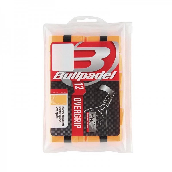 Overgrips Bullpadel Orange Fluor 12 Unidades