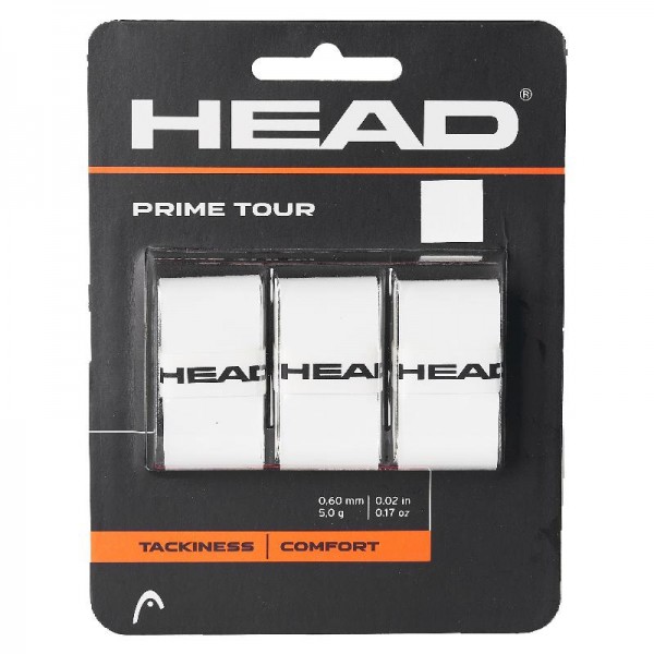 Overgrips Head Prime Tour White 3 Unidades