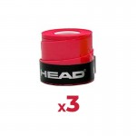 Overgrips Head Xtreme Soft Red 3 Unidades - Oferta Barato Outlet