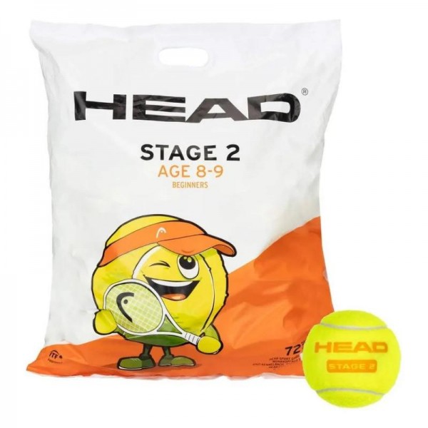 Pacote de 72 bolas laranja Head Stage 2