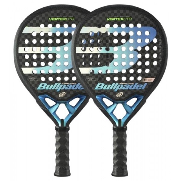 Pacote Raquete Bullpadel Fede Chingotto Vertex 02 Control Proline X2