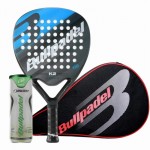 Pacote de raquete Bullpadel K2 Power 2023 com estojo e bolas