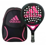 Adidas X-Treme Raquete Rosa Preto + Mochila