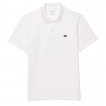 Polo Lacoste Regular Fit Algodão Branco