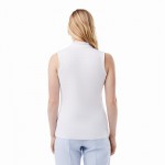 Polo Feminino Lacoste Ultra Dry Branco