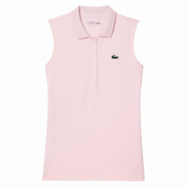 Camisa Polo Feminina Lacoste Ultra Dry Pink