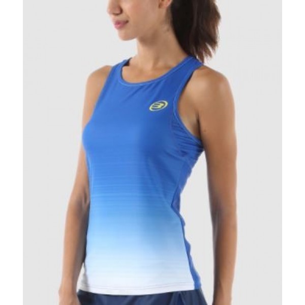 raquete de roupas BULLPADEL Anacap de t-shirt azul tinta