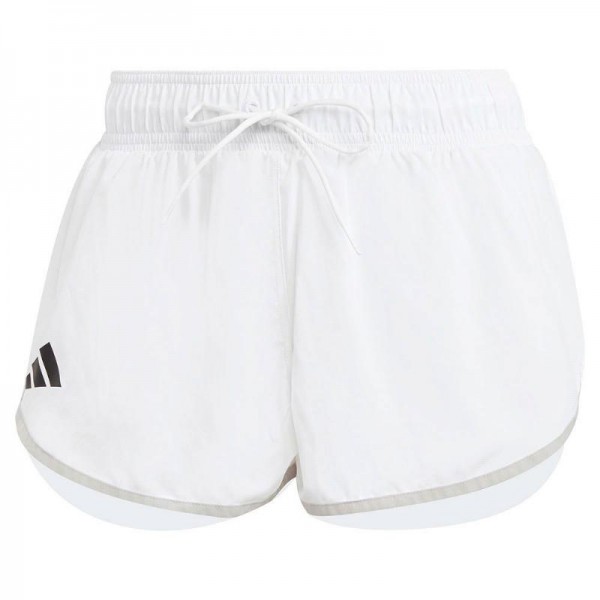 Adidas Club Shorts Femininos Brancos Preto