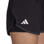 Short Adidas Club Mulheres Cinzentas Negras