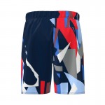 Badu New York Shorts Bidi Junior Azul Escuro Vermelho