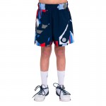 Badu New York Shorts Bidi Junior Azul Escuro Vermelho