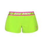 Short Bidi Badu Tiida Verde Neon Rosa Mulher