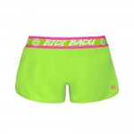 Short Bidi Badu Tiida Verde Neon Rosa Mulher