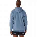 Asics Performance Sweatshirt Logo Grande Aco Azul