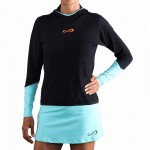 Linha Sudadera Endless Breath Negro Aqua