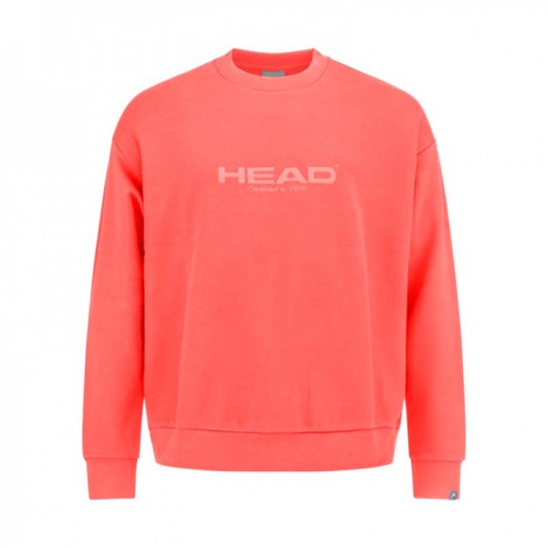 Sudadera Head Motion Crewneck Coral