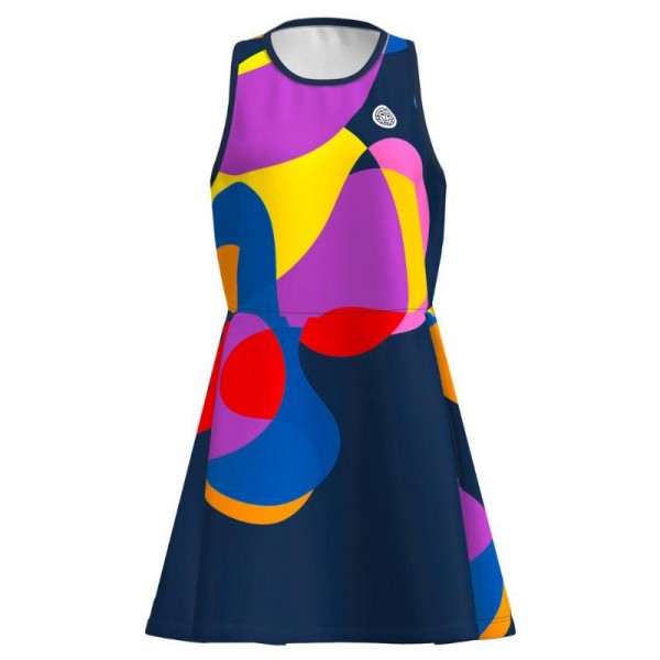 Vestido Twiggy Bidi Badu Azul Escuro Junior Mix