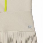 Vestido Lacoste Ultra Dry Cinza Branco Amarelo