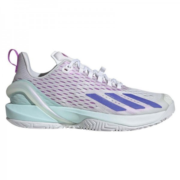 Tenis Adidas Adizero Cybersonic Branco Azul Aqua para Mulheres