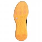Adidas Adizero Ubersonic 4.1 Clay Preto Prata Laranja Sapatos Femininos