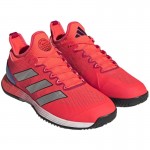 Adidas Adizero Ubersonic 4 Tenis Vermelho Solar Prata