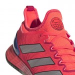 Adidas Adizero Ubersonic 4 Tenis Vermelho Solar Prata