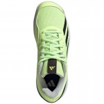 Adidas Courtflash Verde Fluor Preto Sapatos Junior