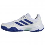 Tenis Adidas CourtJam Control 3 Branco Azul Aqua