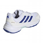 Tenis Adidas CourtJam Control 3 Branco Azul Aqua