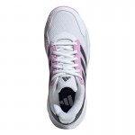 Adidas CourtJam Control 3 Sapatos Femininos Lilas Preto Branco