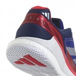 Adidas Crazyquick Boost Padel Azul Prata Branco Tenis