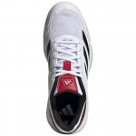 Tenis Adidas Crazyquick Padel Branco Preto Vermelho