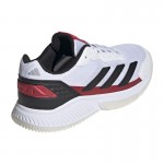 Tenis Adidas Crazyquick Padel Branco Preto Vermelho